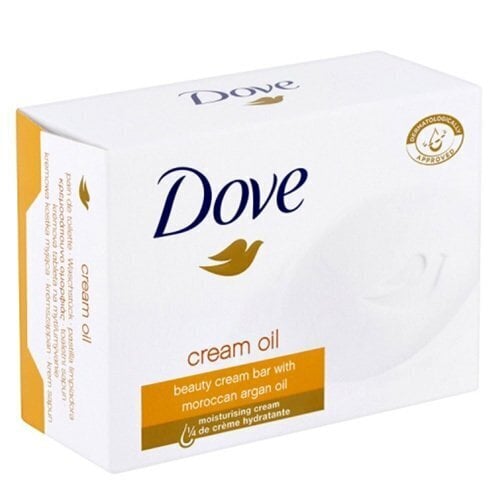 Seep Dove Cream Oil Beauty Bar With Moroccan Argan Oil 4 x 100 g hind ja info | Seebid | kaup24.ee