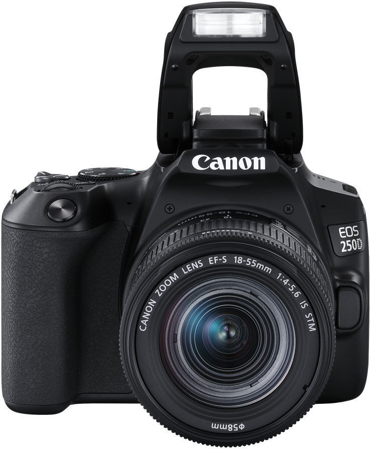 Canon EOS 250D + 18-55mm IS STM Kit, must hind ja info | Fotoaparaadid | kaup24.ee