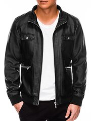 Куртка мужская с капюшоном Logal, черная цена и информация | Мужские куртки | kaup24.ee
