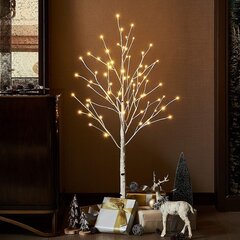 LED дерево Береза, 150 см цена и информация | Рождественские украшения | kaup24.ee