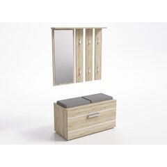 Комплект мебели для прихожей Opal II, цвета дуба цена и информация | Комплекты в прихожую | kaup24.ee