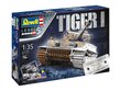 Liimitav mudelauto konstruktor 75 Years Tiger I Revell, 5790 цена и информация | Klotsid ja konstruktorid | kaup24.ee