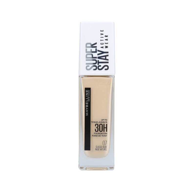 Vedel jumestuskreem Maybelline SuperStay 30H, 7 Classic Nude, 30 ml hind ja info | Jumestuskreemid, puudrid | kaup24.ee