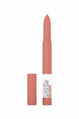 Помада Maybelline New York Super Stay Matte Ink Crayon, 95 Talk the Talk, 1,5 г цена и информация | Помады, бальзамы, блеск для губ | kaup24.ee