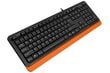 Juhtmega klaviayuur A4Tech FStyler FK 10 Keyboard - Orange цена и информация | Klaviatuurid | kaup24.ee