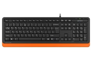 Juhtmega klaviayuur A4Tech FStyler FK 10 Keyboard - Orange hind ja info | Klaviatuurid | kaup24.ee