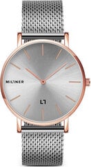 Naiste käekell Millner Mayfair Rose Silver 39 mm цена и информация | Женские часы | kaup24.ee