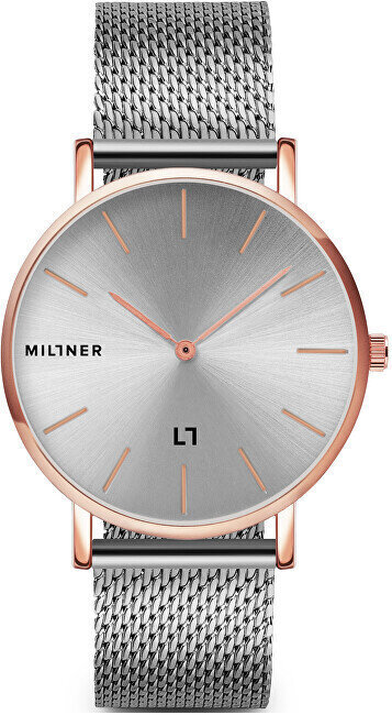 Naiste käekell Millner Mayfair Rose Silver 39 mm hind ja info | Naiste käekellad | kaup24.ee