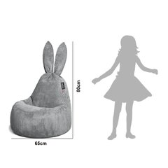 Кресло-мешок Qubo™ Baby Rabbit Cloud, голубое цена и информация | Детские диваны, кресла | kaup24.ee