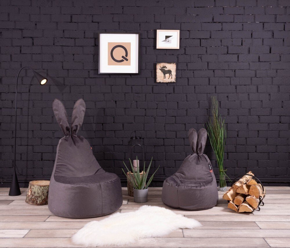 Kott-tool Qubo™ Baby Rabbit Cocoa Pop Fit, pruun цена и информация | Lastetoa kott-toolid, tugitoolid ja tumbad | kaup24.ee