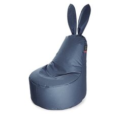 Кресло-мешок Qubo™ Daddy Rabbit Slate, темно-синее цена и информация | Кресла-мешки и пуфы | kaup24.ee