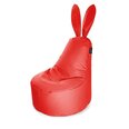 Кресло-мешок Qubo™ Daddy Rabbit Strawberry, красное
