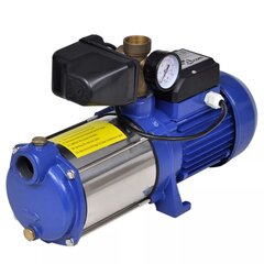 Manomeetriga veepump, 1 300 W, 5 100 l/h, sinine цена и информация | Насосы для сада | kaup24.ee