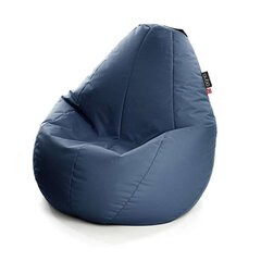 Кресло-мешок Qubo™ Comfort 90 Slate, темно-синее цена и информация | Кресла-мешки и пуфы | kaup24.ee