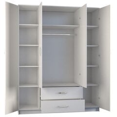 Шкаф Romana 160, белый цена и информация | Шкафы | kaup24.ee