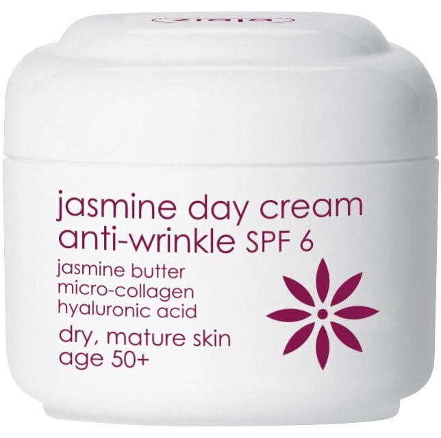 Niisutav päevakreem küpsele nahale SPF 6 Ziaja Anti-wrinkle Jasmine, 50 ml hind ja info | Näokreemid | kaup24.ee