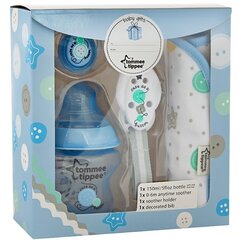 Подарочный комплект для мальчиков Tommee Tippee Cute as a Button, 150мл, 0м+, 42354677 цена и информация | Бутылочки и аксессуары | kaup24.ee