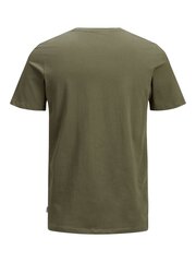 Футболка мужская Jack&Jones 12156101*02, оливкового цвета цена и информация | Мужские футболки | kaup24.ee