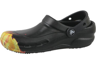 Мужские тапки Crocs Bistro Graphic Clog, черные 204044-001 цена и информация | Мужские шлепанцы, босоножки | kaup24.ee