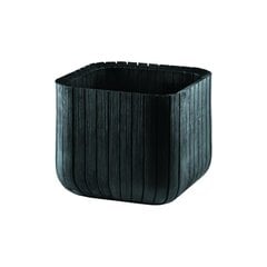 Lillepott Keter Cube Planter, 21.5 l, grafiit hind ja info | Dekoratiivsed lillepotid | kaup24.ee