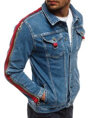 Мужская синяя джинсовая куртка Team цена и информация | Мужские куртки | kaup24.ee