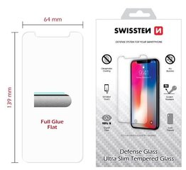 Swissten Tempered Glass Premium 9H Защитное стекло Iphone XR цена и информация | Защитные пленки для телефонов | kaup24.ee