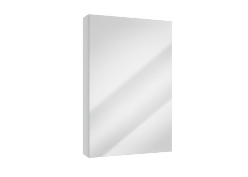 Подвесной шкафчик для ванной комнаты с зеркалом Defra Loreto E50, белый цена и информация | Шкафчики для ванной | kaup24.ee