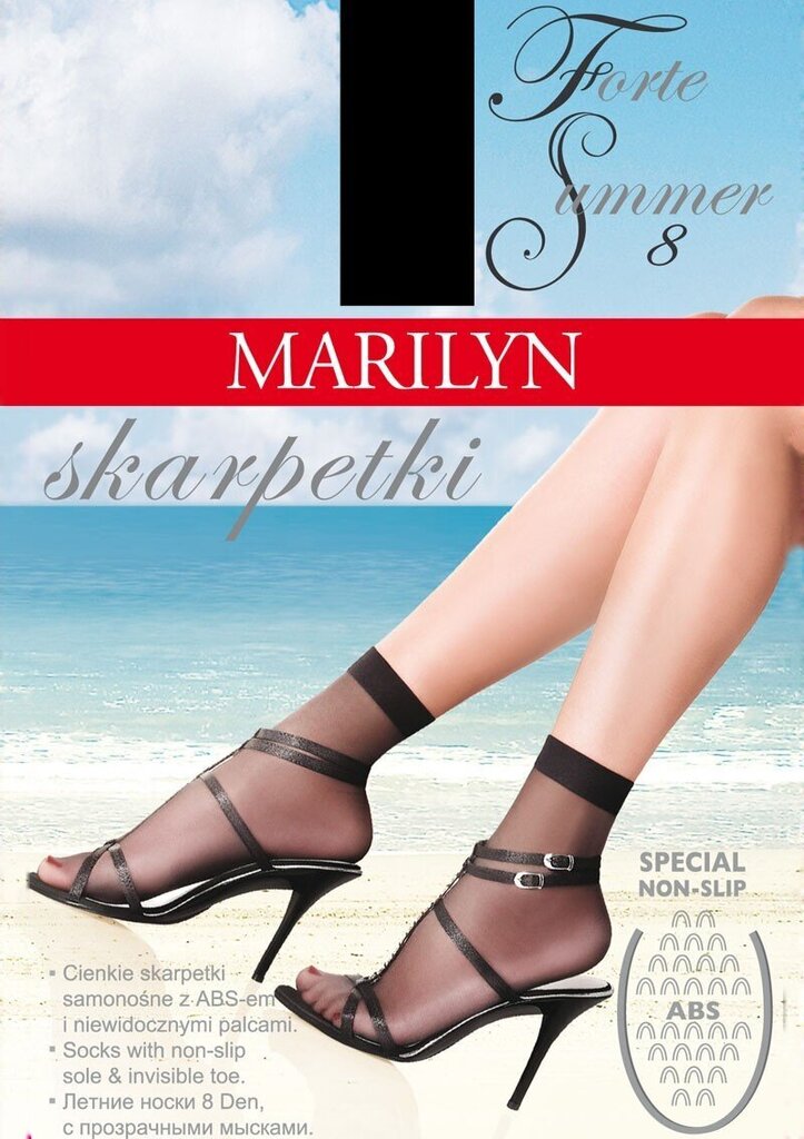 Marilyn sokid ABSga, must hind ja info | Naiste sokid | kaup24.ee
