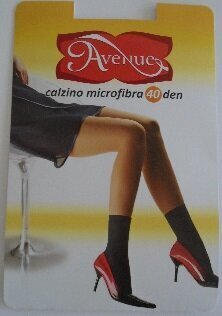 Avenue naiste sokid MICROFIBRA 40, must hind ja info | Naiste sokid | kaup24.ee