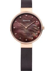 Женские часы Bering Classic 12034-265, коричневый/золото цена и информация | Женские часы | kaup24.ee