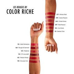Niisutav huulepulk L'Oreal Paris Color Riche, 4,8 g hind ja info | Huulepulgad, -läiked, -palsamid, vaseliin | kaup24.ee