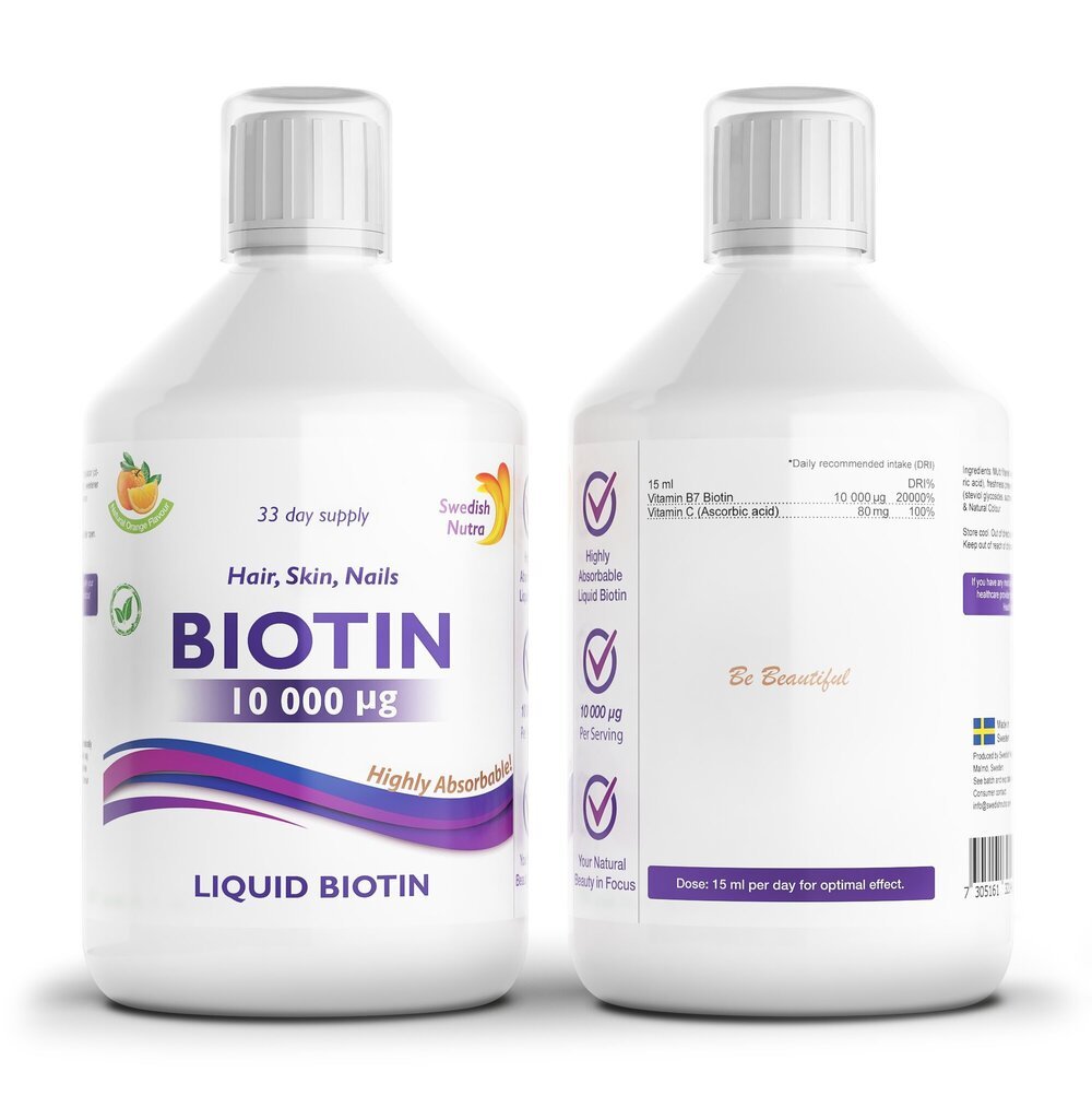 Toidulisand Biotin 10 000 μg цена и информация | Vitamiinid, toidulisandid, preparaadid tervise heaoluks | kaup24.ee