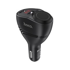 Autolaadija Hoco Z34 koos 2 USB pistikuga (3.1A) led ekraaniga must hind ja info | Mobiiltelefonide laadijad | kaup24.ee