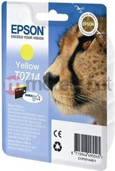 Epson T0714 Yellow (желтый) цена и информация | Картриджи для струйных принтеров | kaup24.ee