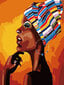 Maalid numbrite järgi TM TSVETNOY Aafrika portree, 40x50 cm hind ja info | Maalid numbri järgi | kaup24.ee