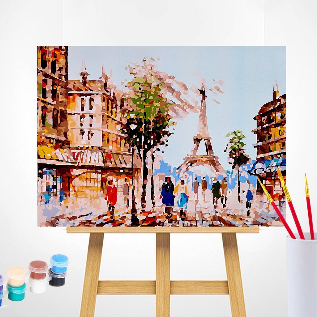 Maalimine numbrite järgi 40x50 cm "Impression of Paris" цена и информация | Maalid numbri järgi | kaup24.ee