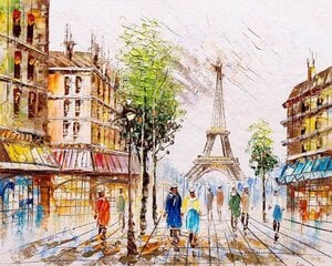 Maalimine numbrite järgi 40x50 cm "Impression of Paris" hind ja info | Maalid numbri järgi | kaup24.ee