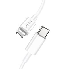 Kaabel Lightning - Type C PD (kiire laadimine) Hoco X36 1.0m 3A 18W, Laadimisjuhe USB C to Lightning apple iPhone, valge hind ja info | Mobiiltelefonide kaablid | kaup24.ee