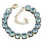 Käevõru naistele DiamondSky „Classic (Aquamarine Blue)“ Swarovski kristallidega цена и информация | Käevõrud, käeketid | kaup24.ee