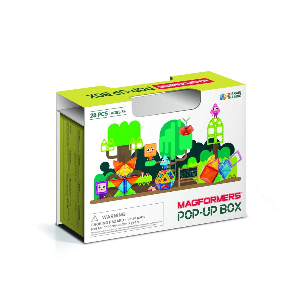 Magnetkonstruktori Magformers Pop-up Box, 28- osaline hind ja info | Klotsid ja konstruktorid | kaup24.ee