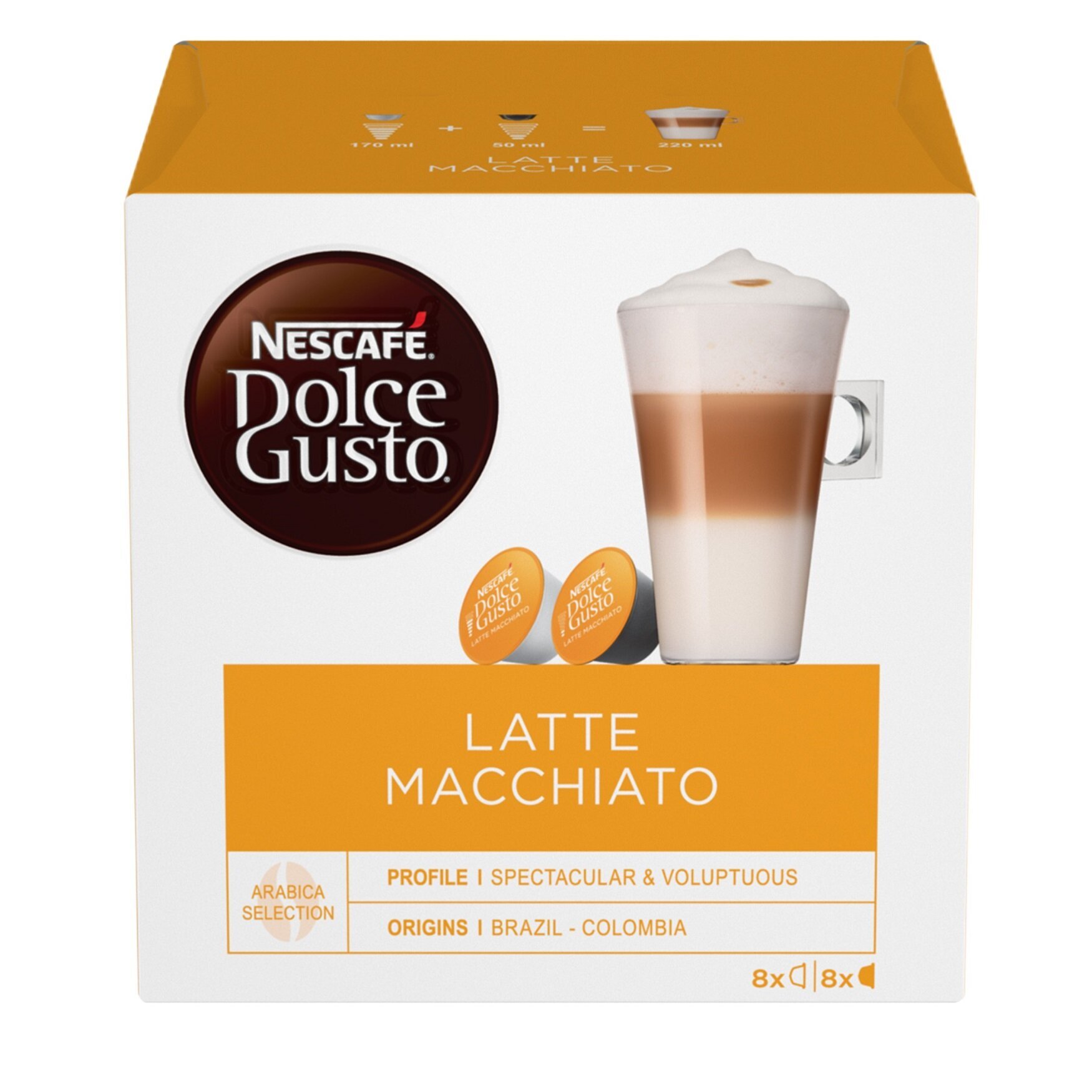 Кофейные капсулы Nescafe Dolce Gusto Latte Macchiato, 16 шт., 194 г цена |  kaup24.ee