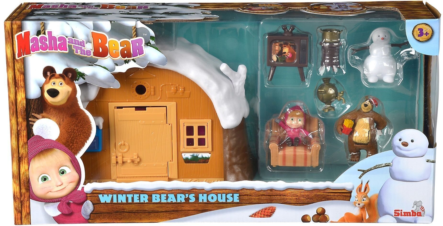 Lumine karumaja koos tarvikutega Simba Maša ja Karu, 930-1023 цена и информация | Tüdrukute mänguasjad | kaup24.ee
