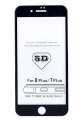 Защитное стекло дисплея 5D Full Glue Apple iPhone 6 Plus/6S Plus, белое цена и информация | Защитные пленки для телефонов | kaup24.ee