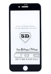 Защитное стекло дисплея 5D Full Glue OnePlus 7T, черное цена и информация | Защитные пленки для телефонов | kaup24.ee