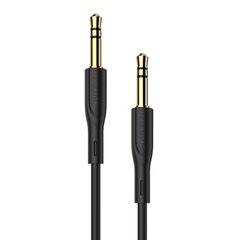 Audio adapter 3,5mm kuni 3,5mm Borofone BL1, must цена и информация | Кабели для телефонов | kaup24.ee