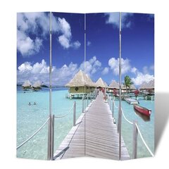 Перегородка, ширма, с видом пляжа, 160 x 180см цена и информация | Мобильные стенки | kaup24.ee