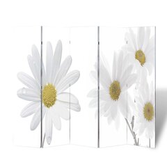 Перегородка, ширма, с видом цветов, 200 x 180см цена и информация | Мобильные стенки | kaup24.ee