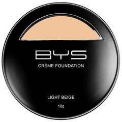 Тональный крем Creme Foundation Light Beige 10г BYS цена и информация | Пудры, базы под макияж | kaup24.ee
