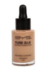 Jumestuskreem Pure Silk Serum Sand Beige BYS, 23ml цена и информация | Пудры, базы под макияж | kaup24.ee