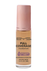 Jumestuskreem Full Coverage Natural Beige BYS, 30 ml hind ja info | Jumestuskreemid, puudrid | kaup24.ee